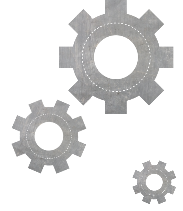 An icon of gears.