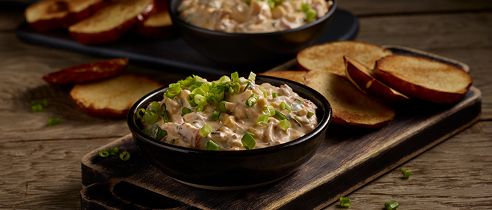 Pulled Chicken Pimento Cheese Dip.